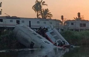 مصر.. خروج 19 مصابا وحجز اثنين بالمستشفى فى حادث قطار المنيا