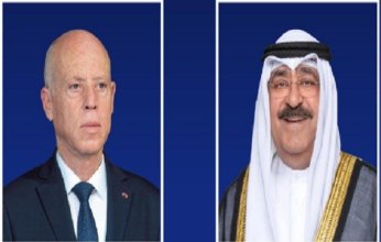 أمير الكويت يهنئ الرئيس التونسي بإعادة انتخابه لولاية رئاسية جديدة