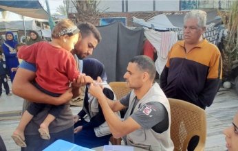 أونروا تبدأ المرحلة الثانية من حملة التطعيم ضد شلل الأطفال في قطاع غزة