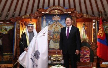 الصندوق الكويتي للتنمية يحصل على وسام الصداقة من الدولة المنغولية