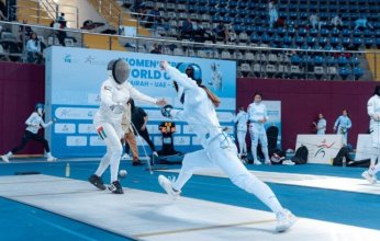 انطلاق منافسات الدور التمهيدي لكأس العالم لمبارزة الآيبيه للسيدات في الفجيرة