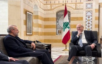 ميقاتي يبحث مع لاريجاني وقف العدوان الإسرائيلي وتطبيق القرار 1701