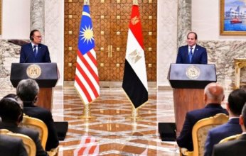 الرئيس المصري: لا حل لإنهاء الأزمات في المنطقة إلا بحل الدولتين