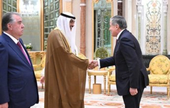 ولي العهد الكويتي يقيم مأدبة غداء على شرف رئيس جمهورية طاجيكستان