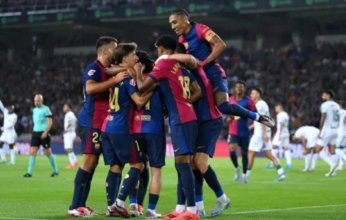 بثلاثة أهداف.. برشلونة يهزم إسبانيول بالدوري الإسباني