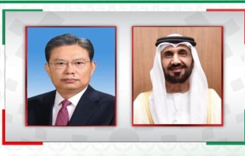 رئيس برلمان الصين يهنئ «اليماحي» برئاسة البرلمان العربي