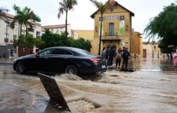 أمطار غزيرة بالجنوب والشرق الاسباني ومخاوف من حدوث فيضانات