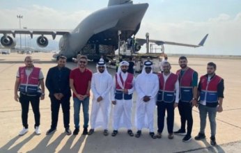 طائرة مساعدات قطرية تصل إلى بيروت دعما للشعب اللبناني