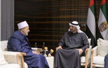 رئيس الإمارات يستقبل شيخ الأزهر في إطار زيارته إلى أذربيجان