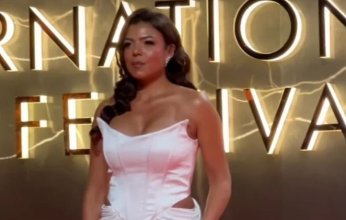 شاهد.. ناهد السباعى بفستان جريء بمهرجان القاهرة السينمائي الدولي