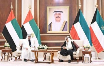 أمير الكويت يقيم مأدبة غداء على شرف رئيس دولة الإمارات العربية المتحدة