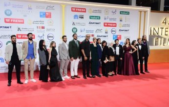 بالصور.. دياموند بو عبود وهاني عادل وعلي العربي يحتفلون بفيلم "أرزة" في مهرجان القاهرة السينمائي