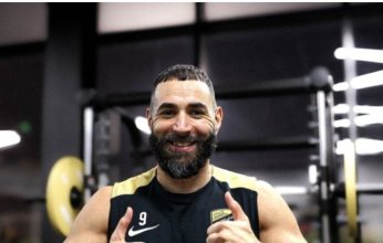 رسالة كريم بنزيما بعد فوز فريقه على الأهلي السعودي (صورة)