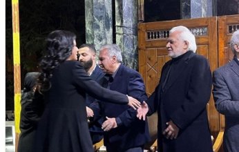 سامح الصريطي يتلقى عزاء شقيقته الكاتبة الصحفية نفيسة الصريطي بمسجد عمر مكرم‎