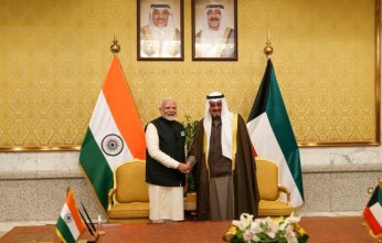 رئيس مجلس الوزراء الكويتي يعقد جلسة مباحثات مع رئيس وزراء جمهورية الهند