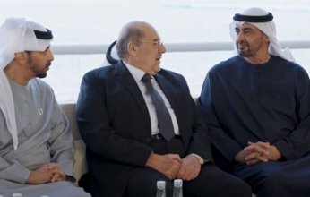 رئيس دولة الإمارات يستقبل رئيس مجلس النواب المصري
