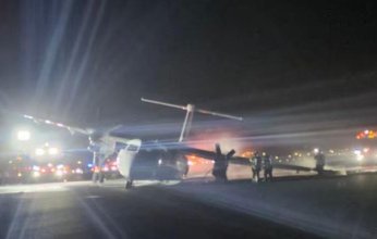 نجاة ركاب طائرة كندية من كارثة بعد اشتعال النيران فيها