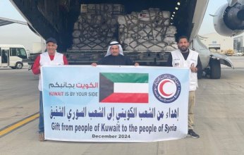 رسائل الخير.. إقلاع الطائرة الأولى من الجسر الجوي الكويتي إلى سوريا محملة بـ20 طنا من المساعدات الإنسانية