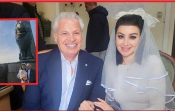 أروى جودة تحتفل بعقد قرانها على كوبري قصر النيل (صور)