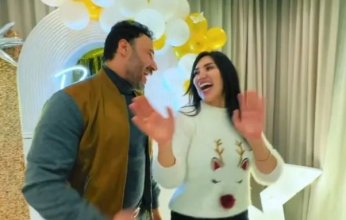 مي فاروق ومحمد العمروسي يرقصان على أنغام رضا البحراوي بعد الانتقادات (فيديو)