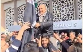 استقبال حافل من أهل سوريا للفنان جمال سليمان (صور)