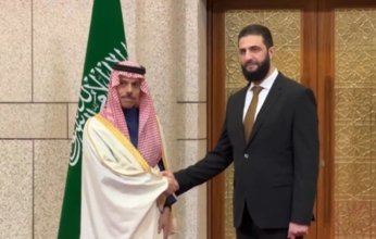 أحمد الشرع يستقبل وزير الخارجية السعودي الأمير فيصل بن فرحان في دمشق