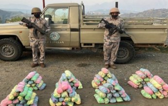 إحباط محاولة تهريب كمية من نبات القات المخدر بمنطقة عسير