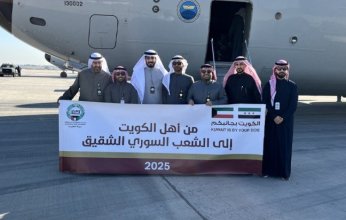 إقلاع الطائرة الـ15 من الجسر الجوي الكويتي إلى سوريا محمّلة بـ40 طناً من المواد الغذائية