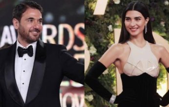 بالفيديو.. شاهد نظرات أحمد عز لـ توبا في جوي اوورد تشعل مواقع التواصل الاجتماعي