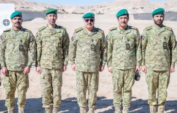 وكيل الحرس الوطني الكويتي يتفقد مشروع توسعة معسكر الشيخ سالم العلي