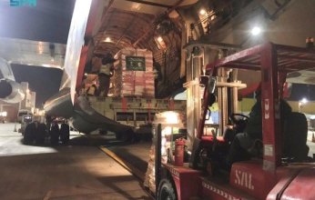 مغادرة الطائرة الإغاثية السعودية الخامسة لمساعدة الشعب السوري