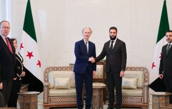 الشرع وبيدرسون يبحثان الوضع السوري وتطبيق القرار الأممي رقم 2254