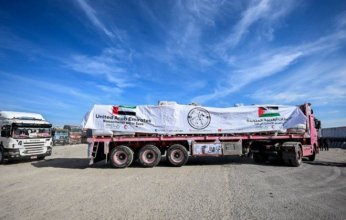 "عملية الفارس الشهم 3" الإماراتية تدخل قافلتي مساعدات إلى قطاع غزة