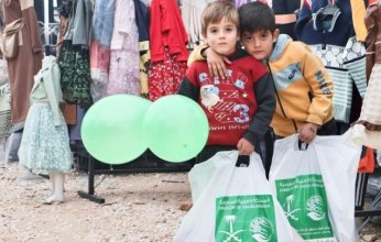 سلمان للإغاثة يوزّع قسائم شرائية في بلدة جنديرس بمحافظة حلب بسوريا