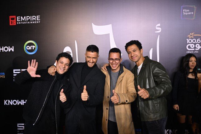 بالصور.. نجوم «6 أيام» يشعلون السجادة الحمراء في العرض خاص للفيلم 2 khaligyoun97306