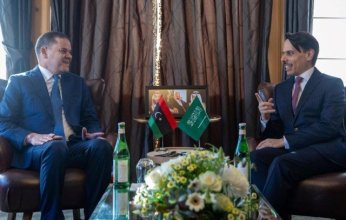 فيصل بن فرحان يلتقي الدبيبة على هامش الاجتماع السنوي للمنتدى الاقتصادي العالمي 2025