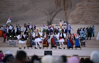 "وسط إقبال كبير".. معبد أبو سمبل يستقبل عروض مهرجان أسوان الدولي للثقافة والفنون