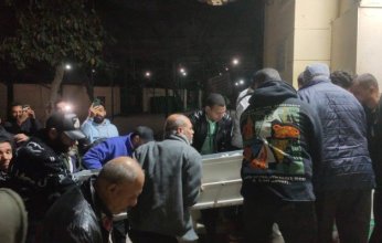تشييع جثمان سيد السبكي بحضور المقربين من مسجد أسد بن الفرات
