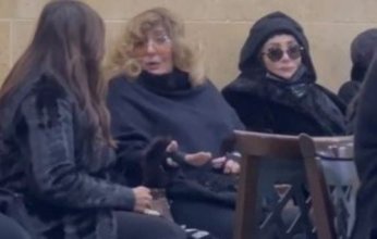 سهير رمزي أول الحاضرين في عزاء شقيق الفنانة شهيرة بالحامدية الشاذلية