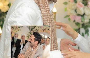 شاهد بالصور.. الفنان إبراهيم السمان يحتفل بخطوبته على فتاة من خارج الوسط الفني