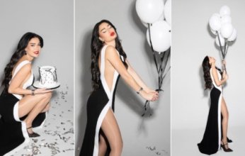 شاهد.. إطلالة مثيرة للفنانة سيرين عبد النور خلال الاحتفال بعيد ميلادها