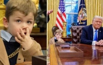 بالفيديو | نجل إيلون ماسك يقتحم مكتب ترامب ويتصدر الترند.. ما القصة؟