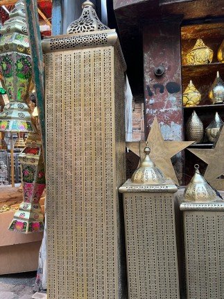 بالفيديو.. "خليجيون نيوز" تلتقي صانع فانوس رمضان المطلي بالذهب في الخيامية 1 khaligyoun31067