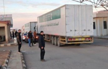 60 شاحنة إغاثية سعودية تعبر منفذ نصيب لمساعدة الشعب السوري