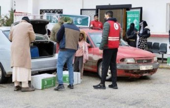 سلمان للإغاثة يوزع 2.416 سلة غذائية في مدينة درنة بليبيا