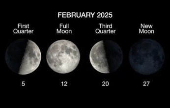 ظاهرة فلكية مثيرة.. نصف القمر يضىء السماء الليلة