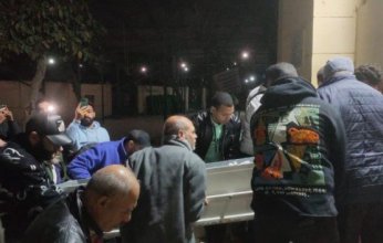 وصول جثمان سيد السبكي مسجد أسد بن أسد لأداء صلاة الجنازة