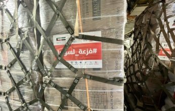 رسائل الخير.. إقلاع الطائرة الـ16 من الجسر الجوي الكويتي إلى سوريا ب36 طنا من المواد الغذائية والايوائية