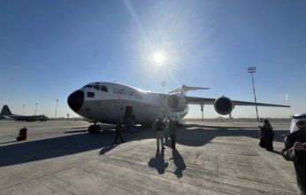 رسائل الخير.. إقلاع الطائرة الـ20 من الجسر الجوي الكويتي بـ36 طنا من المواد الغذائية إلى سوريا