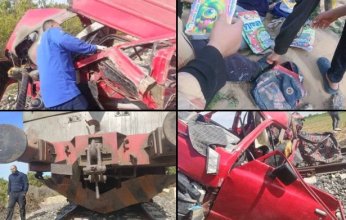 مصر.. مصرع 8 أشخاص وإصابة 12 آخرين إثرتصادم قطار بحافلة